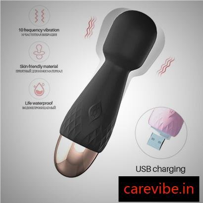 Mini USB Wand Massager + Slide Water Based Lube - 50ML 2 Mini USB Wand Massager + Slide Water Based Lube - 50ML - Image 2